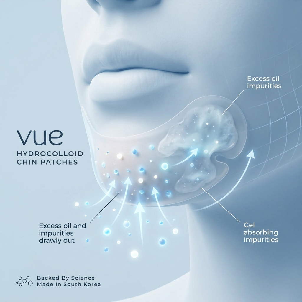 Vue Hydrocolloid Chin Patches